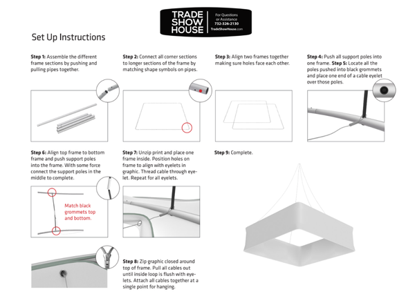 Square Hanging Banner