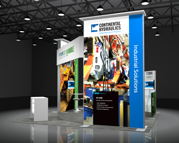 Sync 2-in-1 Backlit Hybrid Island Exhibit Kit C