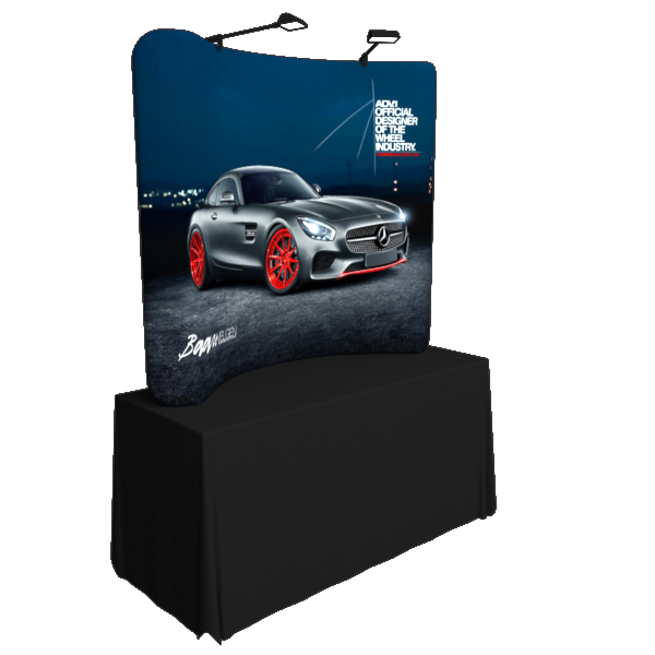 Tabletop Tension Fabric Display Graphics