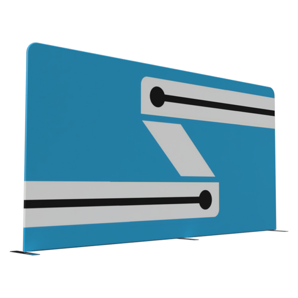 Tension Fabric Display Replacement Graphics - 15ft / Straight / Single Sided Graphic