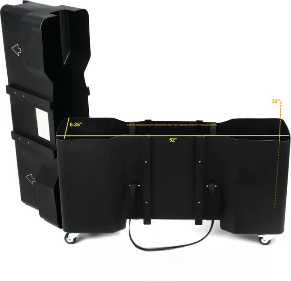 Our Heavy Duty Shipping Case with Wheels for 50-55 Inch LCD Plasma TV Screens aids in the transport of these displays,
