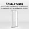 Our 3.5ft x 8ft Backlit SEG Light Box Wall is the ultimate showstopper guaranteed to steal show at your next trade