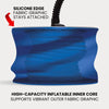 Blue Triangle Backlit Inflatable Counter with Silicone Edge