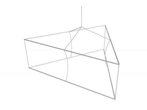 Geometric wireframe mobile.