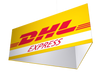 DHL Express sign.