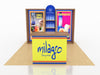 Milagro Tequila Display Counter in 10x10 VHE-Modular Exhibit Kit