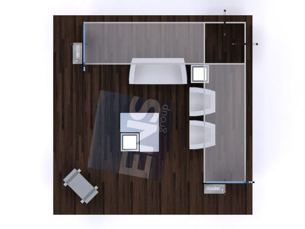 VK-5111 | Island Exhibit - ecoSmart Inline