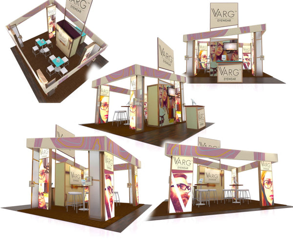 VK-5142 | Island Exhibit - ecoSmart Inline