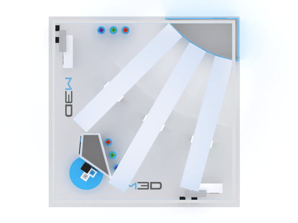VK-5153 | Island Exhibit - ecoSmart Inline