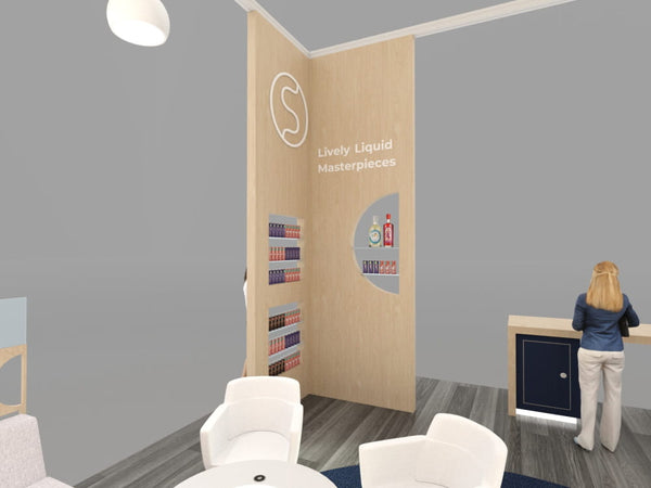VK-5186 | Island Exhibit - ecoSmart Inline