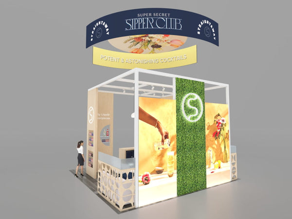 VK-5186 | Island Exhibit - ecoSmart Inline