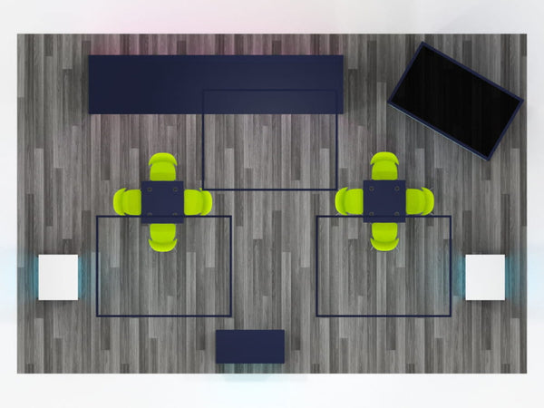 VK-5194 | Island Exhibit - ecoSmart Inline