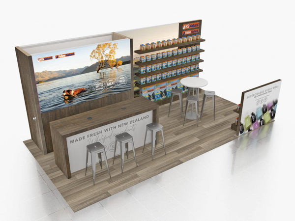 VK-5195 | Island Exhibit - ecoSmart Inline