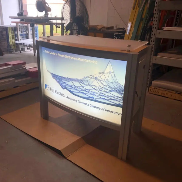 XRC2 Backlit Locking Storage Counter with Fuj Electric logo display