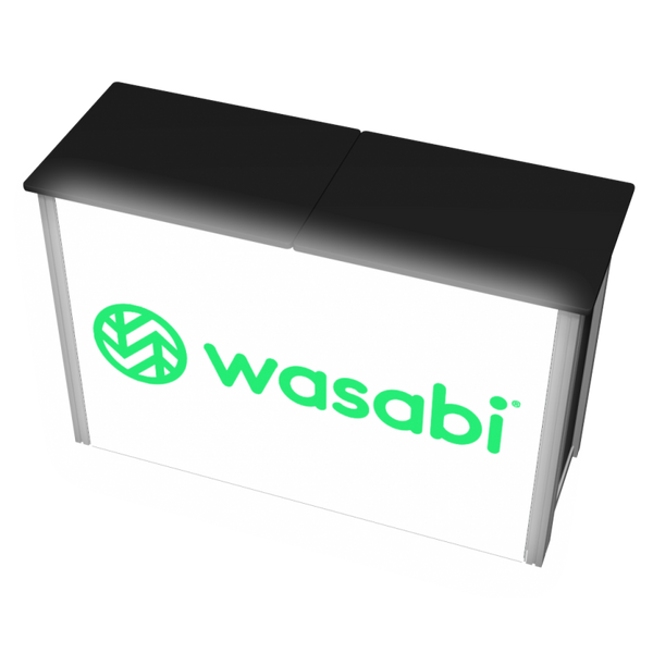 XRC9 Backlit Storage Counter with Wasabi Logo