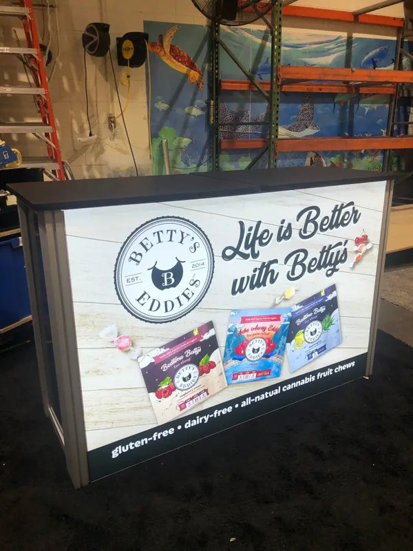 Betty’s Eddies gluten-free fruit chews on XRC9 backlit counter