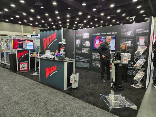 XRC9 Backlit Storage Counter with razor-branded robotic arm