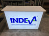 XRC9 Backlit Storage Counter with White Illuminated Display and Indeva Logo