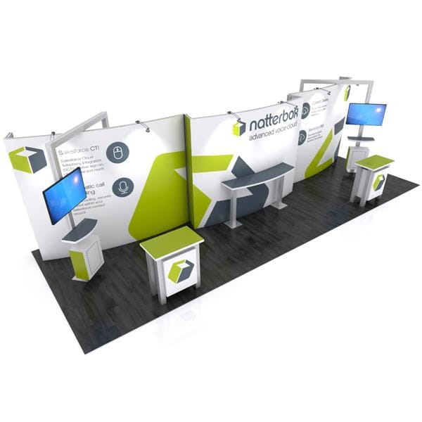 10 x 30 Modular Exhibits | 10 x 30 Hybrid Inline Trade Show Exhibits ...