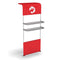 36 Partial Waterfall Shelving Display - Add 2 Shelves / No Monitor Bracket / No Garment Bar - Shelving Display