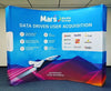 Our 10ft Curved Pop Up Fabric Display Podium Kit includes a hard shipping case with wheels that can be used as podium
