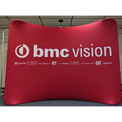 10ft Curved Tension Fabric Display - Displays
