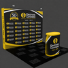 .Our 10ft Straight Pop Up Fabric Display Podium Kit includes a C200 hard shipping case with wheels that can be used
