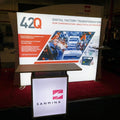 10x10 Eco-Modular Backlit Shelving TV Exhibit Kit 17 - ecoSmart Inline