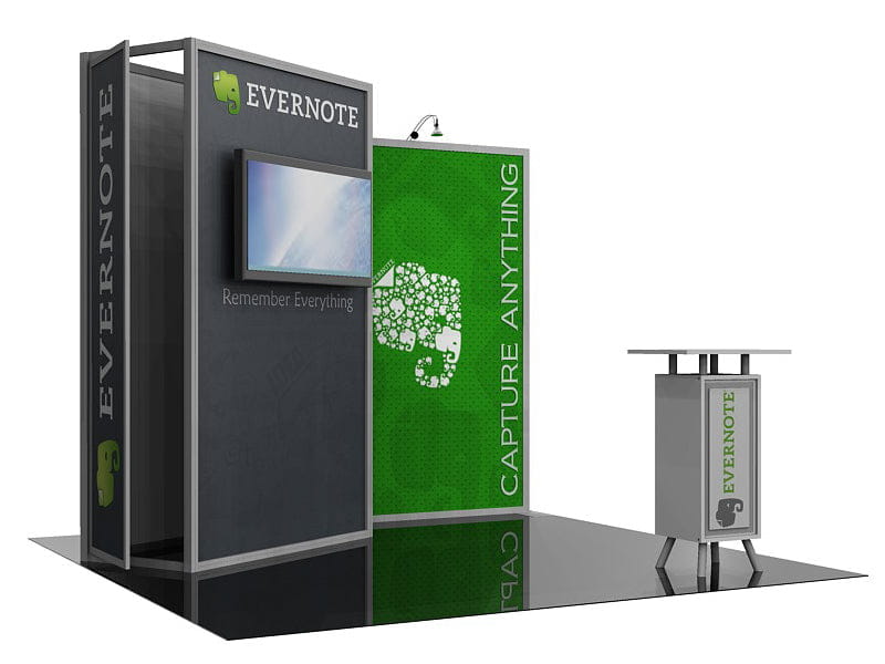 10x10 Eco-Modular TV Exhibit Kit 28 Trade Show Displays – Trade Show House
