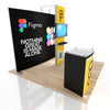 10x10 Eco-Modular TV Exhibit Kit 48 - Eco-Smart Exhibits