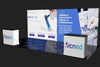 Our 10x20 Frameless SEG Lightbox Display Kit 02 features two 10ft Displays paired side by for a seamless 20ft light box
