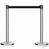 Our Retractable VIP Crowd Control Belt Stanchions are a heavy-duty, professional-grade solution built for high-traffic