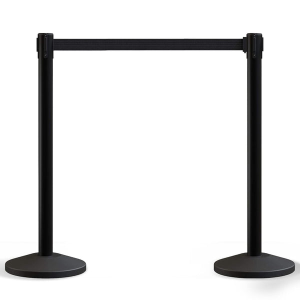 Our Retractable VIP Crowd Control Belt Stanchions are a heavy-duty, professional-grade solution built for high-traffic