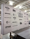 15ft Straight Pop Up Fabric Display - Displays