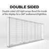 20ft x 8ft Double Sided Backlit Display - Double Sided Backit Displays