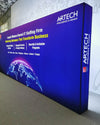 20ft Backlit SEG Light Box Wall - Double Sided Backit Displays