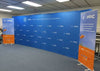 20ft Straight Pop Up Fabric Display - Displays