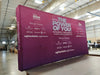 Our 20ft Straight Pop Up Fabric Display is one of easiest and most popular displays that features a lightweight durable