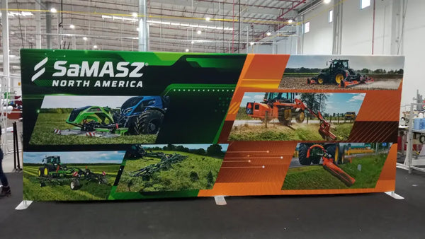 20ft Straight Tension Fabric Display