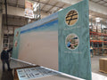 20ft Straight Tension Fabric Display - Tension Fabric Displays