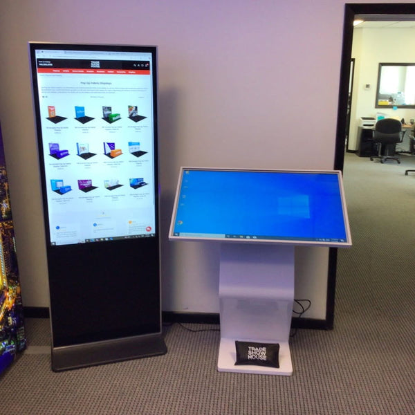 Make a lasting impression at your next trade show or expo with our 50 4K Digital Touchscreen Kiosk Display. Designed