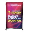 Our 5ft Backlit Tension Fabric Display is an ultra-bright and vivid portable backlit trade show display that showcase