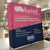 Our 5ft Tabletop Pop Up Fabric Display is a lightweight and easy to setup pop-up with stretch graphics included black