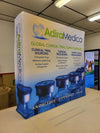 Our 5ft Tabletop Pop Up Fabric Display is a lightweight and easy to setup pop-up with stretch graphics included black