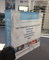 Our 5ft Tabletop Pop Up Fabric Display is a lightweight and easy to setup pop-up with stretch graphics included black