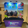 6ft Curved Tabletop Tension Fabric Display - Displays