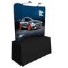 6ft Curved Tabletop Tension Fabric Display - Tabletop Tension Fabric Displays