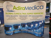 Our 6ft Curved Tabletop Tension Fabric Display is a sleek and modern that quickly assembles in just 5 minutes. slide