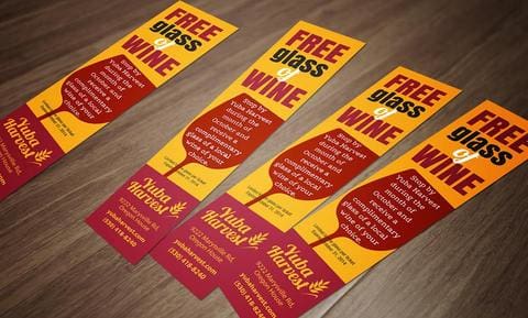 Hand Out Trade Show Customized Bookmarks | Trade Show House