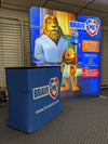 8ft Backlit Tension Fabric Display - Displays